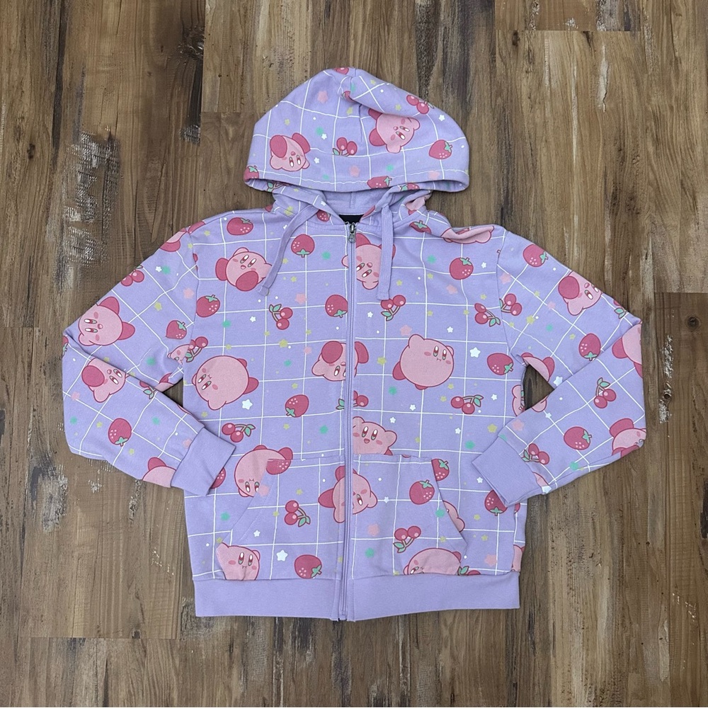 Kids Purple Cartoon Hoodie
